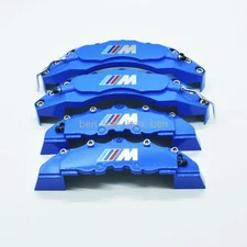 Blue M performance Car Disc Brake Caliper Covers Front & Rear 4PC Set