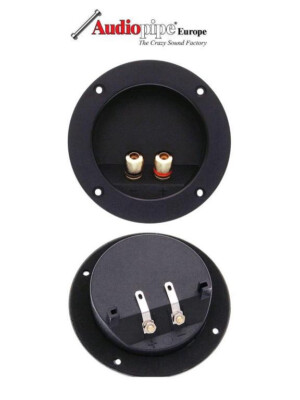 Lautsprecherterminal rund 105mm  Terminal 2- polig TOP Preis   !!!