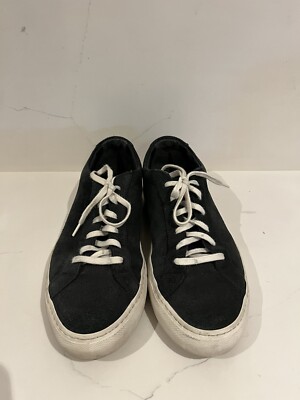 Common Projects - Original Achilles Blue Waxed-Suede Sneakers- Size 41/US 8