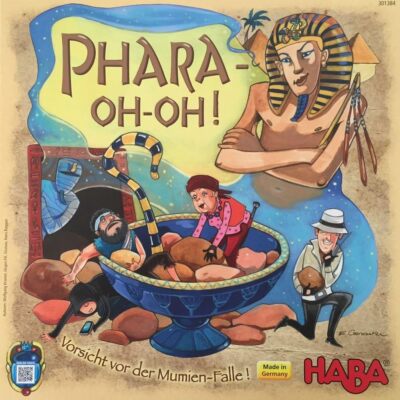PHARAOH'S GULO GULO Adventure BOARDGAME Ages 7+ HABA Ancient Egypt Phara-Oh-Oh