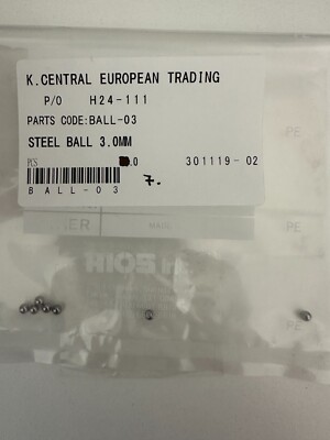 HIOS Steel Ball 3,0mm BALL-03 (Hios accessory part) (7 pcs/pack)