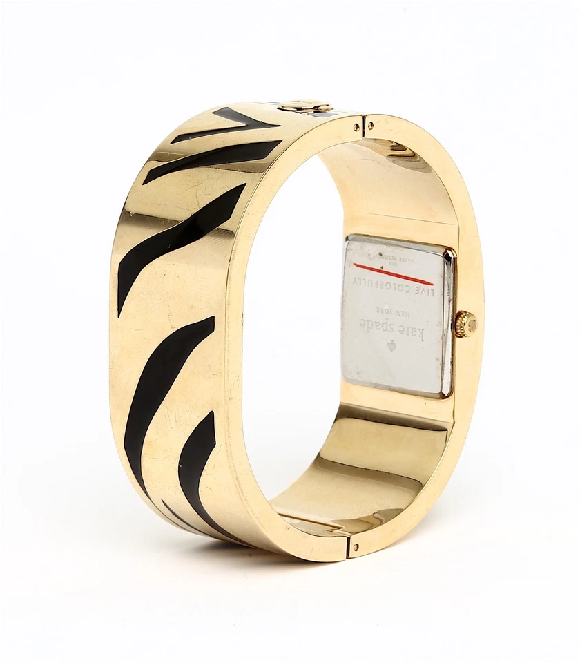 Reloj brazalete Kate Spade para mujer dorado negro Delacorte F1232 Foto 4 de 4