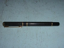 Waterman Made In France Black Marble Look Fountain Pen