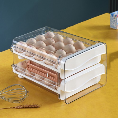 Generic K?hlschrank Eier Aufbewahrungsbox Frischhalte Organizer Eierhalter Schub - Bild 17 von 18