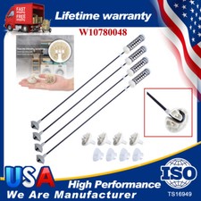 W10780048 Washer Suspension Rod Kit Replacement For Amana Crosley Admiral 4PCS 