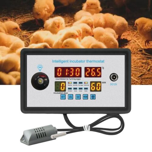 Thermostat numérique automatique contrôle de la température incubateur à rotation automatique des œufs - Photo 1/19