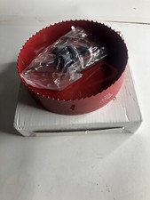 165 mm Bi-metal Hole Saw for Cornhole Boards Hole Drilling - Red New In Box