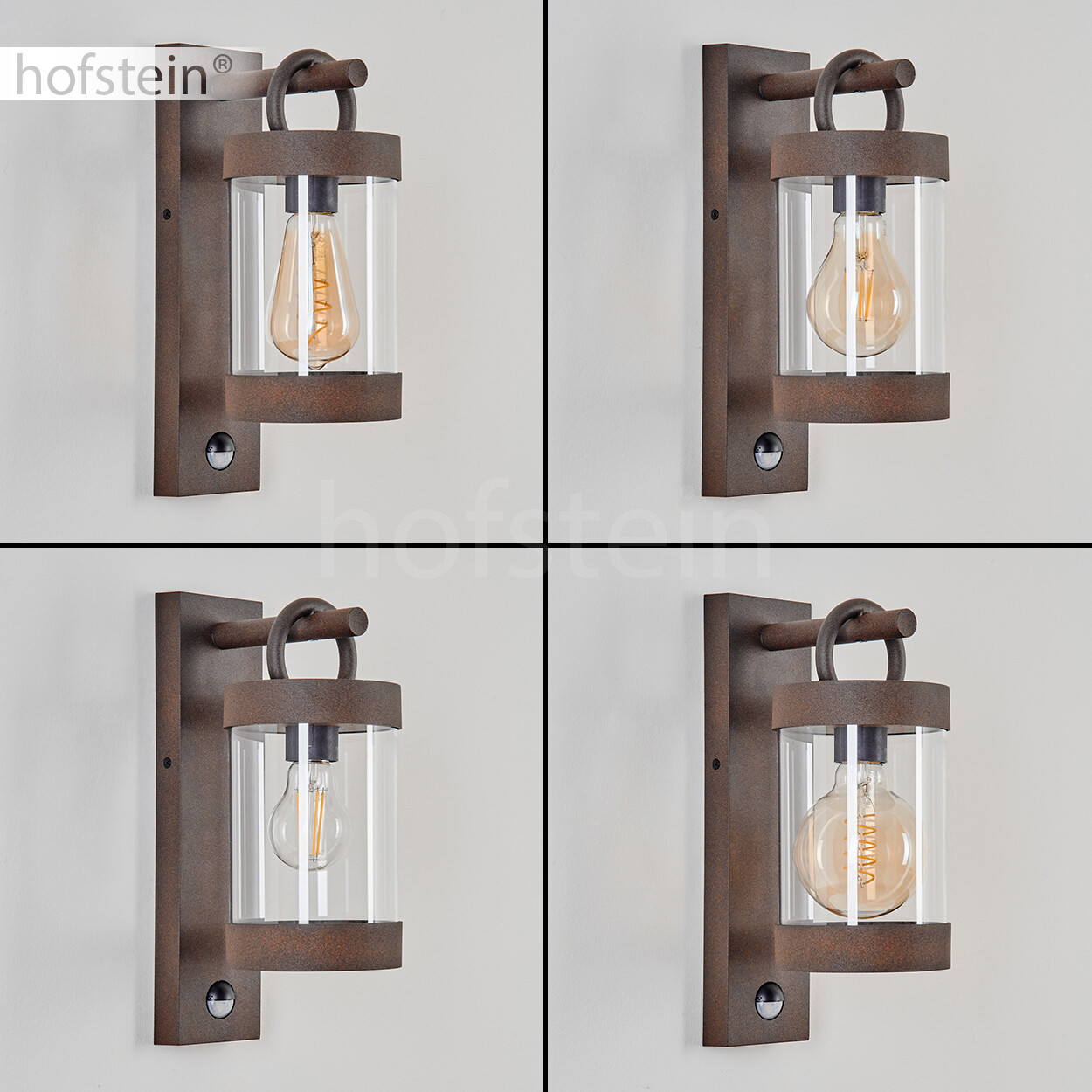 Brilliant Außen-Wandlampe Newport Rostfarbe 22 X 12 X 14,5 Cm Kaufen Bei