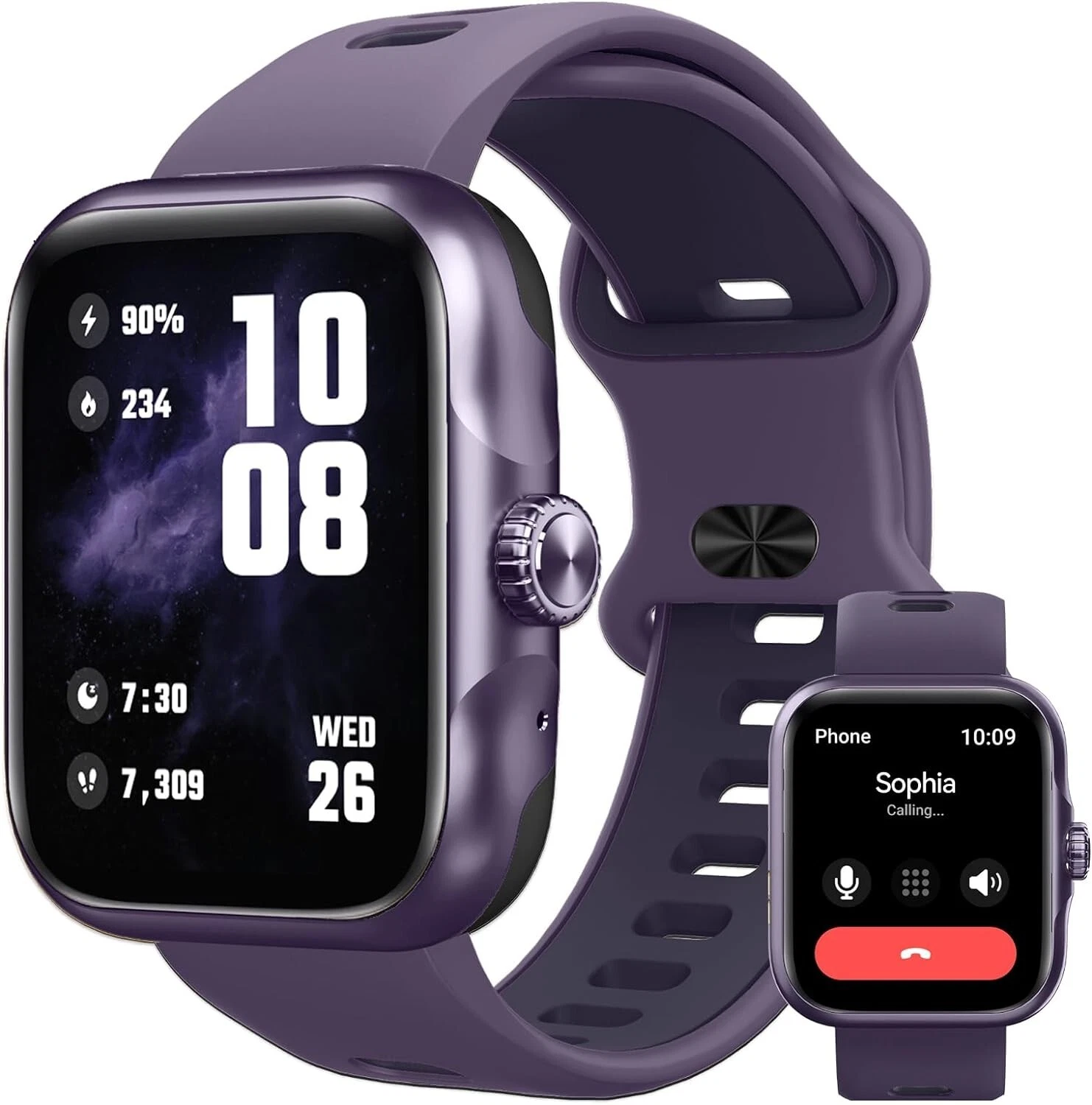 Smart Watch Men Women with Phone Function Wristwatch Sports Watch for Android IOS