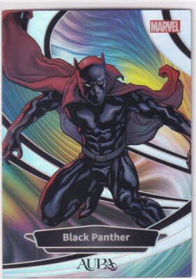 Kakawow Marvel Aura 2025 AM-I-61 Black Panther Silver Holo