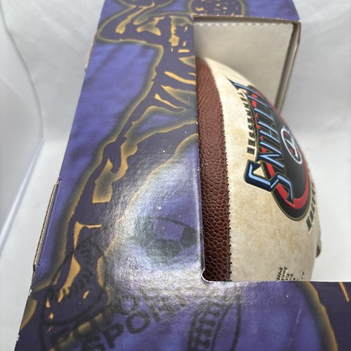 1999 Tennessee Titans Inaugural Season Logo Ltd Ed NFL Football Ball Neu im Karton - Bild 13 von 13