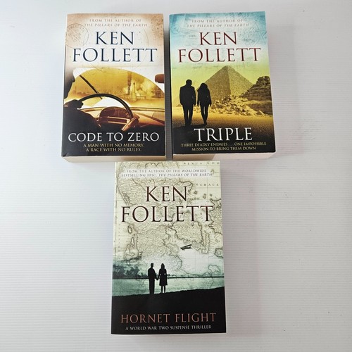 3 X Ken Follett Paperbacks Code To Zero Triple Hornet Flight EBay