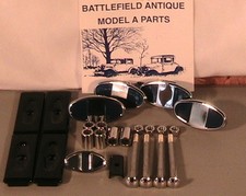 1930-1931 Model A Ford Stainless Steel Chrome Bumper Hardware Set