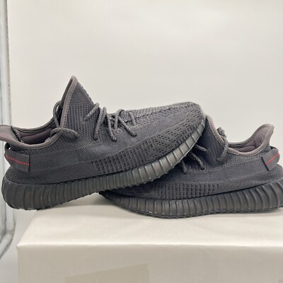 PreOwned- Size 12 Men- Yeezy Boost 350 V2 'Black Non-Reflective