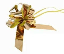 50mm PullBow metalic Gold 50mm pack of 20