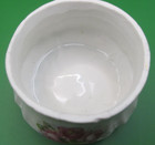 Vintage Porcelain Hair Receiver Floral Roses Pink Red White Vanity Ceramic — photo 4