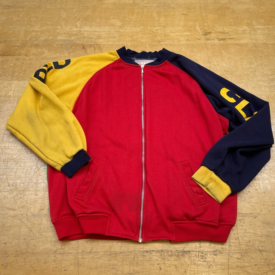 КАК ЕСТЬ винтажный 90-х Reebok Sport международный крест цвета стиль Colorblock куртка XL - Изображение 4 из 4