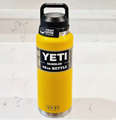 Yeti 46 Oz Bottle with Chug Cap- Alpine Yellow NWT | eBay