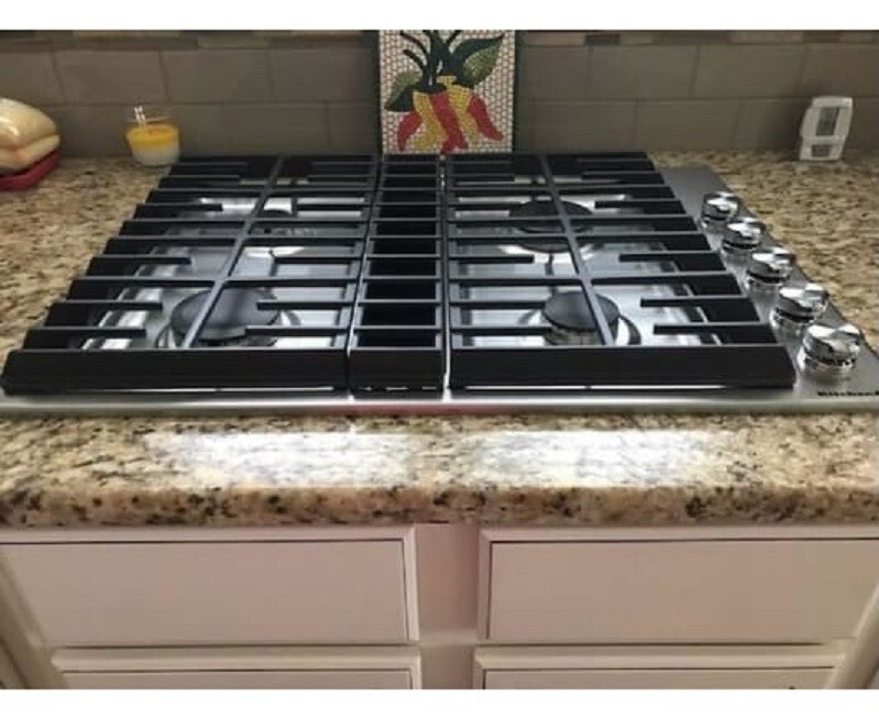 KitchenAid 30" Wide 5Burner Gas Cooktop with Downdraft Exhaust, KCGD500GSS, NEW eBay
