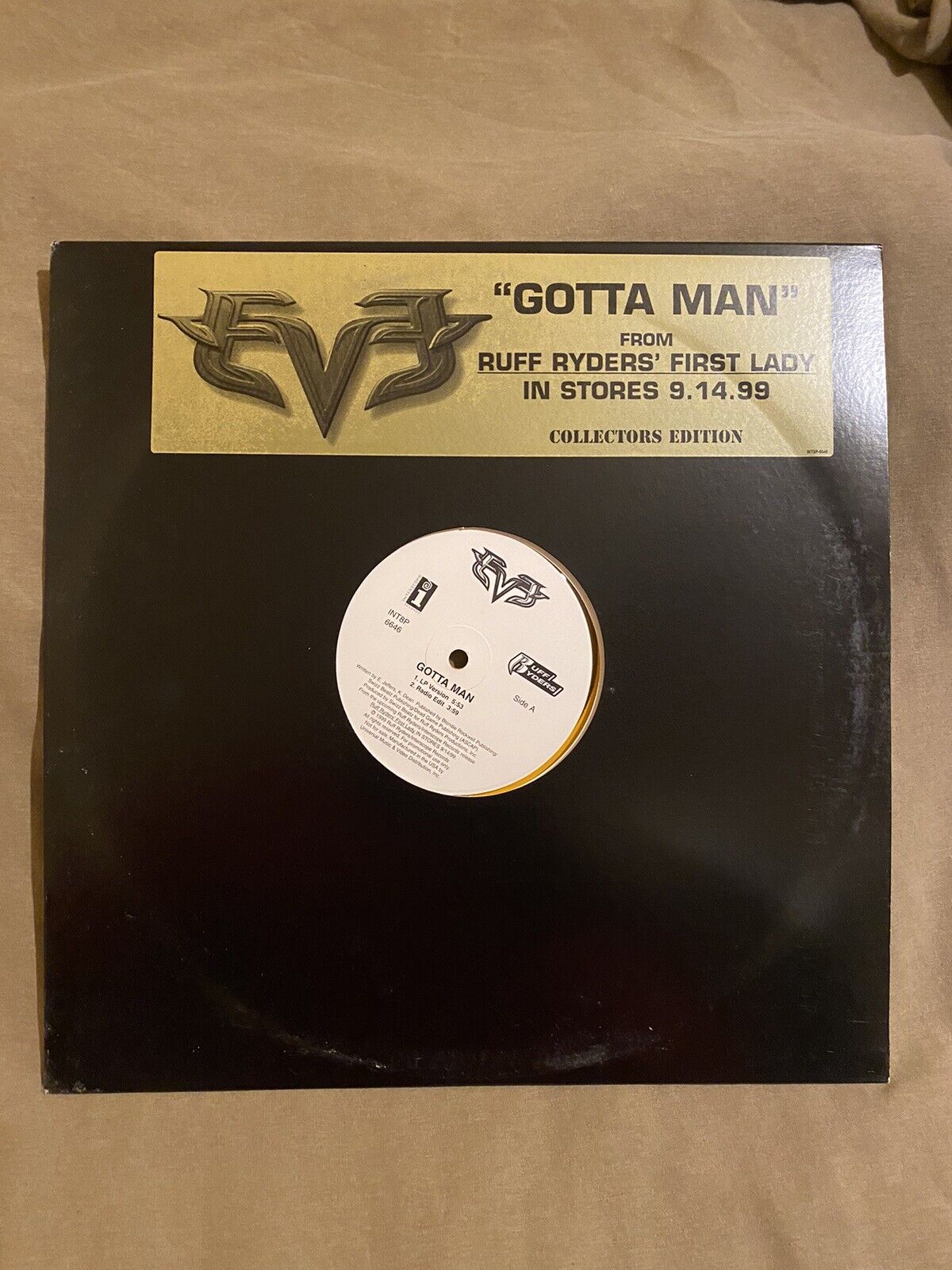Eve - Gotta Man -(Collectors) 12” Yellow Vinyl Record NEW Orig. Pressing