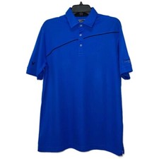 Callaway Golf Mens Opti-Dri Polo Shirt Blue Golf Short Sleeve Size Small