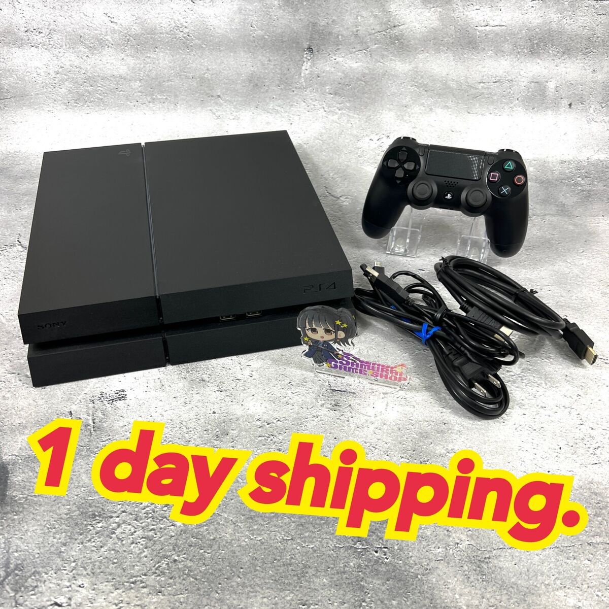 Sony PlayStation 4 PS4 CUH-1000 1100 1200 Black Console 500GB