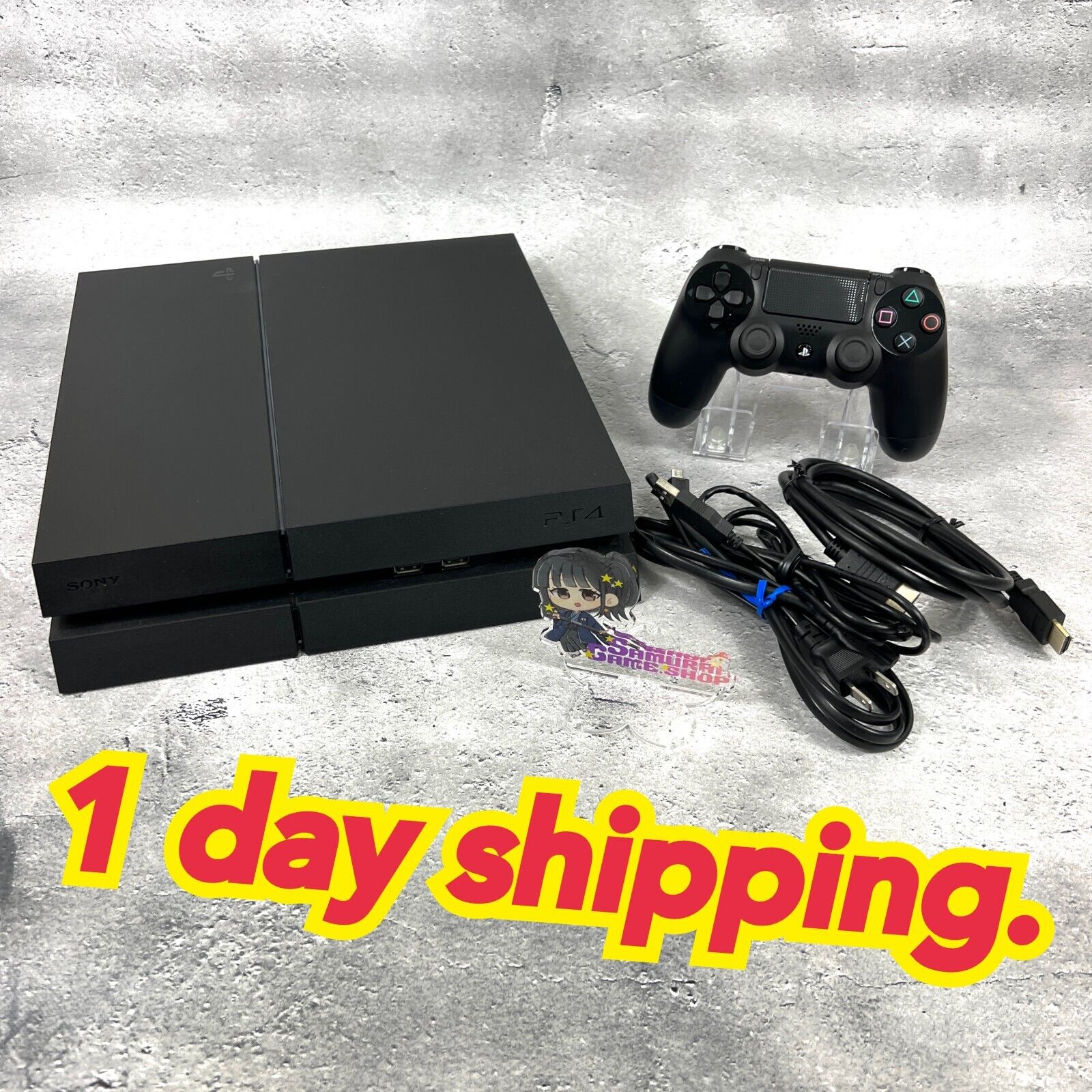 Sony PlayStation 4 PS4 CUH-1000 1100 1200 Black Console