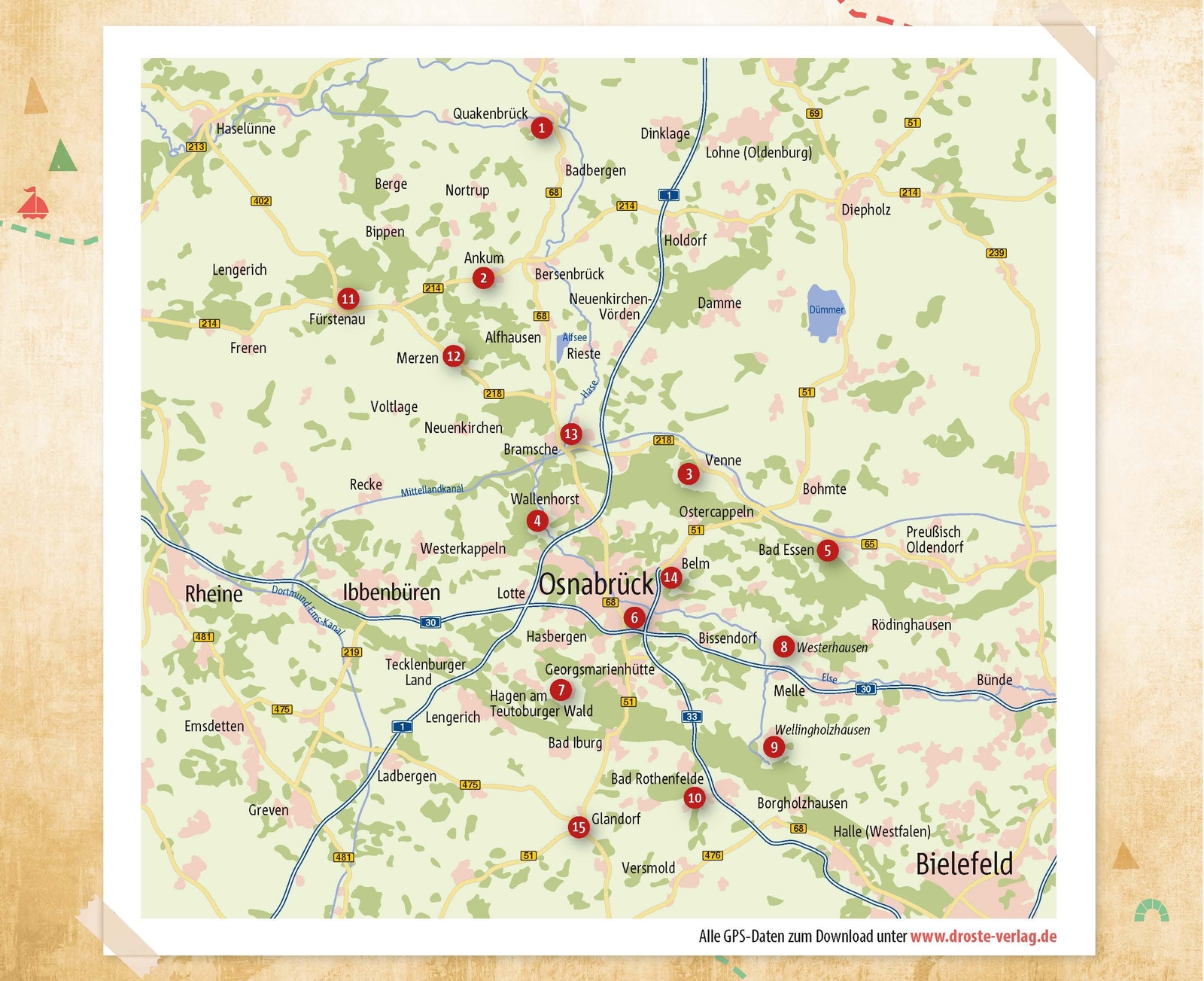 Thumbnail - Osnabrücker Land. Radeln Für Die Seele Ernst Wrba 9783770022427