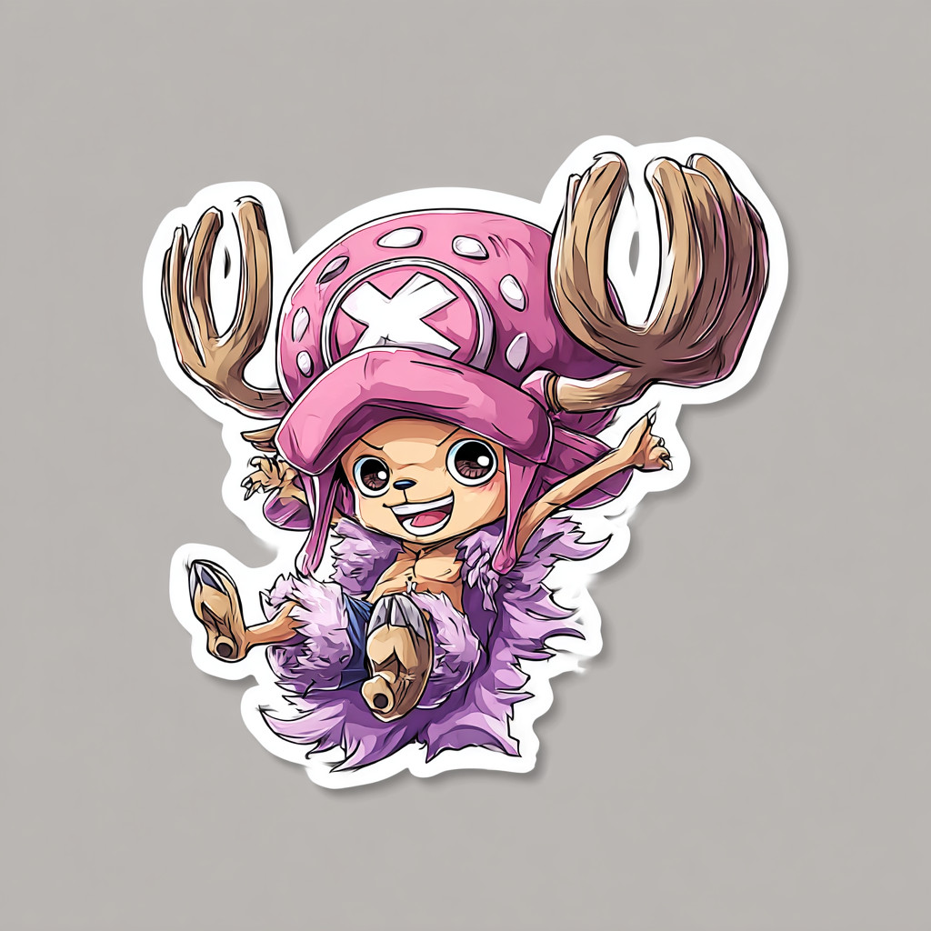 Chopper One Piece Anime Character Sticker