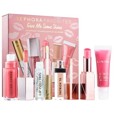 SEPHORA FAVORITES Give Me Some Shine 5 PC LIP SAMPLER 2 Full SZ