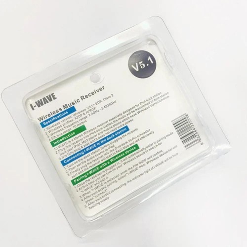 30 Pin Dock Bluetooth Wireless Adapter 30Pin Bluetooth 5.1 Receiver Adapter PC - Afbeelding 4 van 7
