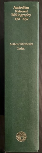 BIBLIOGRAFÍA NACIONAL AUSTRALIANA: de 1901 a 1950 - Imagen 2 de 23