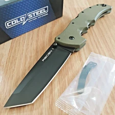 Cold Steel Recon 1 Folding Knife Black S35VN Steel Tanto Blade OD G10 Handle