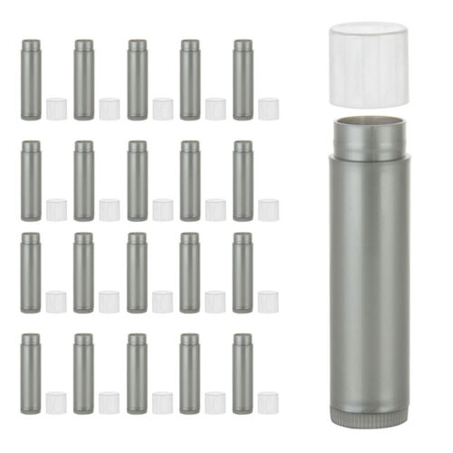 20 Pc Lip Balm Tubes Empty Lipstick Containers DIY Cosmetic Chapstick BPA Free