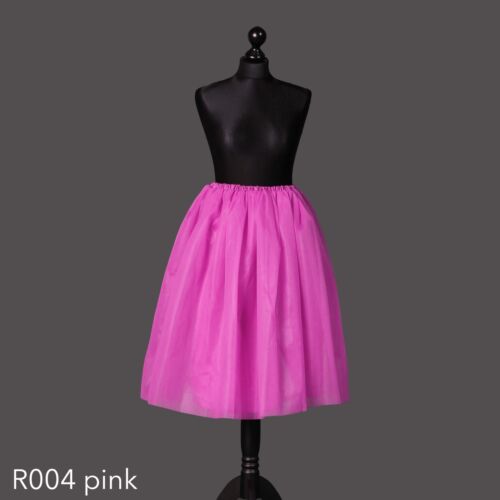 Ballettrock Tüllrock 70cm Tanzrock S-XXXL 5 Lagen wadenlang Tutu 20LF - Bild 36 von 53