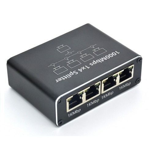 Gigabit Networking Splitter 2 3 4Port RJ45 Fast Speed Stable Connection for Home - Photo 2/11