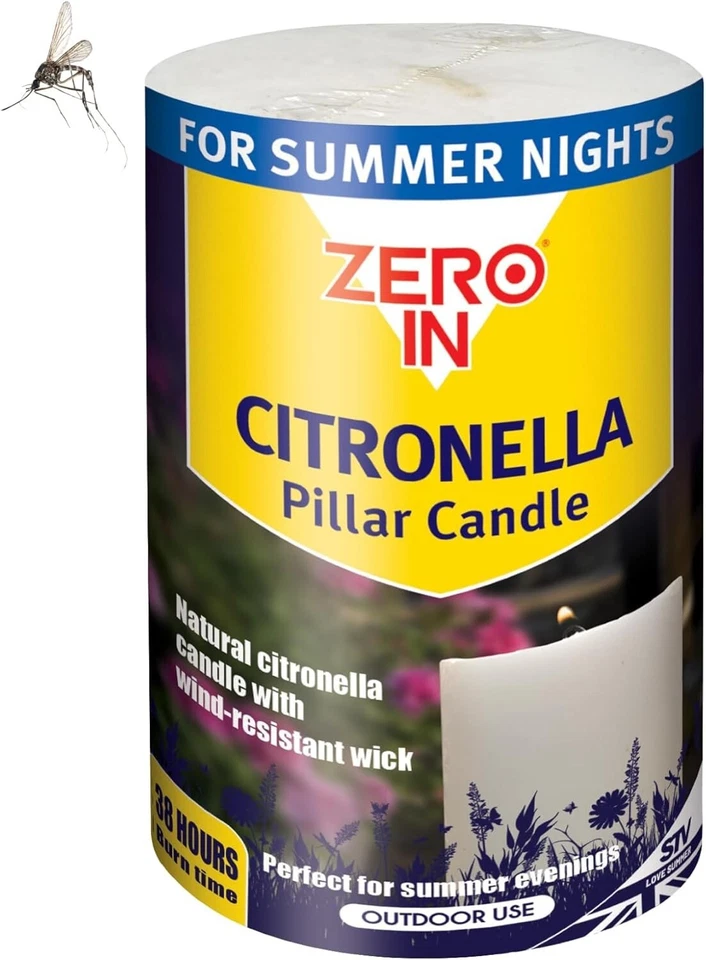 Versatile Round Citronella Candle for Outdoor Spaces - Natural Insect Control - Image 3 of 4
