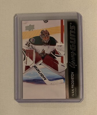 Ivan Prosvetov Young Guns RC Arizona Coyotes 21-22 Upper Deck Series 2