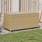 NNEVL Garden Storage Box Mix Beige 190L Poly Rattan