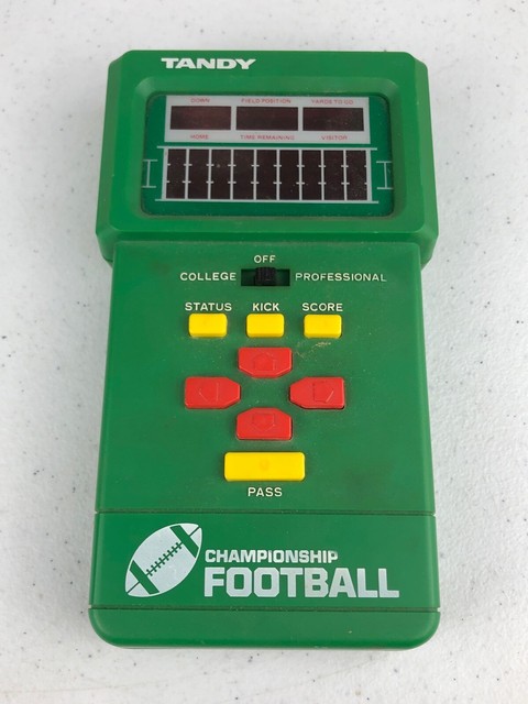 tandy football handheld