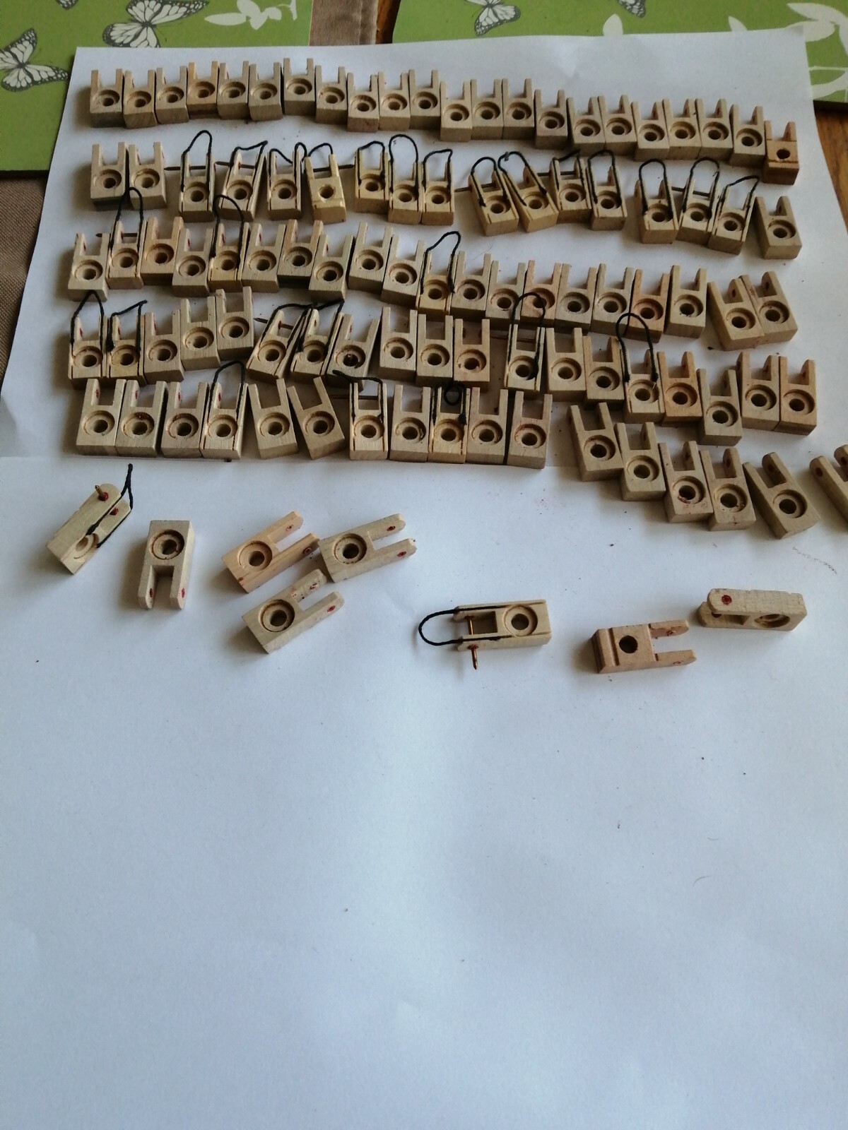 100pcs Replacement Piano Hammer Butt Plates Flanges KEMBLE Parts cheap £9 free eBay