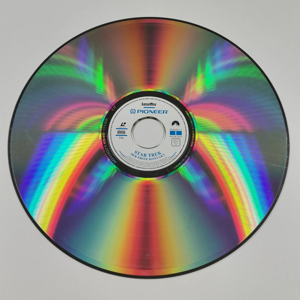 Laser Disk Disc - LD Star Trek - Der erste kontakt - 1997 Wiederstand ist zweckl - Bild 3 von 4