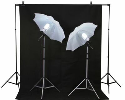 600w Studio Lighting Kit Muslin Backdrop Support  K85