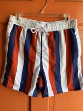 Celebrate Patriotic Swim Trunks Size M 32-34 NWOT