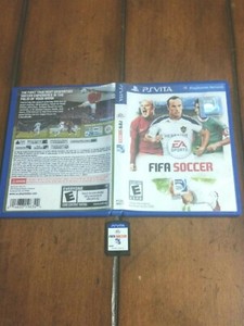 Fifa Soccer Replacement Art Insert With Blue Case Ps Vita Ebay