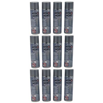 Nitromors Metal Finish Bright Zink Silber Sprühfarbe 500ml Rostschutz Korrosion