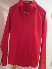 Vincenzo Boretti Bluse, rot,  Gr. 40
