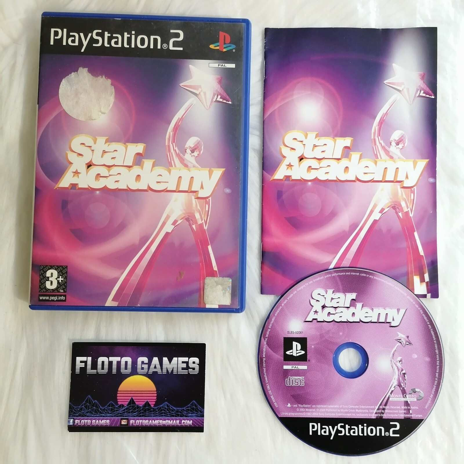 Jeu Star Academy pour PS2 Complet CIB PAL FR - Floto Games