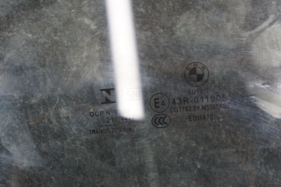 Rear Right Door Window Glass OEM 51357432234 Bmw M3 Competition G80 2021-24 - Image 2 of 4