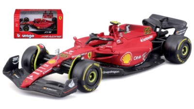 Burago FERRARI F1-75 N.55 2022 CARLOS SAINZ 1:43